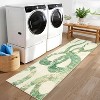 Area Rug Abstract Snake Print Low Pile Carpet Non-Slip Stain Resistant Large Indoor Floor Rug for Living Room Bedroom Dining Room Kitchen - 4 of 4