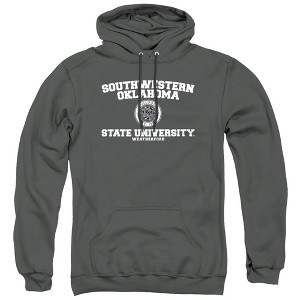 Southwestern Oklahoma State University Official Circle Logo Adult Pull-Over Hoodie - 1 of 4