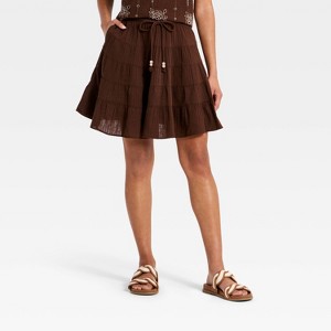Women's Tiered Mini Full Skirt - Universal Thread™ : Target