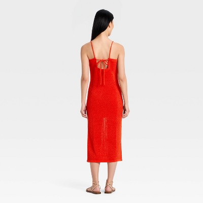 Women Midi Tape Yarn Sweater Dress – A New Day