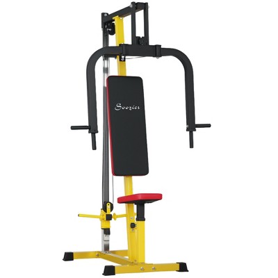 Soozier Chest Fly Chest Press Machine for Back, Pectoral, Rear Deltoid and Shoulder Training