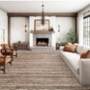 Washable Modern Living Room Bedroom Rugs with Stripped Lines, Soft Low Pile Foldable Thin Mat for Dining Room Home Office - 4 of 4