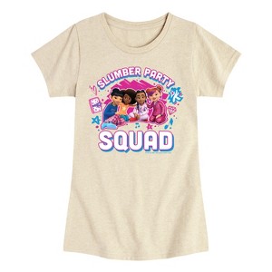 Girls' - Karma's World - Slumber Party Squad Fitted Short Sleeve Graphic T-Shirt - 1 of 3