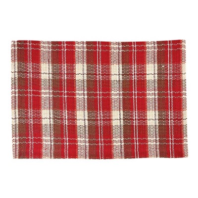 Park Designs Fireside Plaid Placemat Set of 4