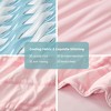 Cozy Bliss Seersucker Cooling Comforter – Lightweight Blanket Breathable & Soft Summer Bedding for Hot Sleepers - 4 of 4