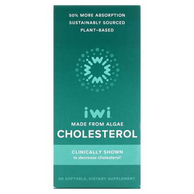 iwi Cholesterol - Vegan Algae Omega 3 + EPA - 30 Day Supply