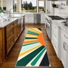 Area Rug, Machine Washable Colorful Area, Non Slip Rug for Living Room, Indoor Non-Slip Carpet, Modern Minimalist Front Door Mat, Sun Accent Rug - 4 of 4