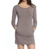 Women's Malibu Quarter Sleeve Lounge Dress - Twelve Eighty Eight - 3 of 3