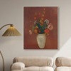 Art Remedy Odilon Redon - Bouquet in a Chinese Vase Vintage Classic Roses Wall Art, 36" x 45", Silver Frame - 2 of 4