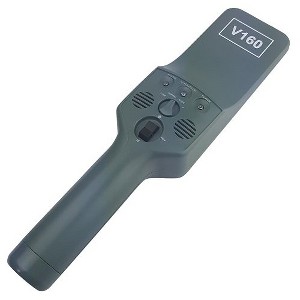 Adjustable Sensitivity and Vibration Alert- Portable Security Hand Held Metal Detector Wand Scanner - 1 of 1