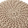 Round Pouf Foot Stool Ottoman by Sweet Home Collection - 4 of 4