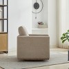 Small Swivel Accent Chair,30.7" Chenille Upholstered Club Chair with Cushion for Living Room or Bedroom-Baofuwish - 3 of 4