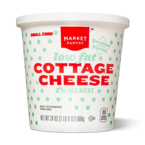 1 Milkfat Small Curd Cottage Cheese 24oz Market Pantry Target