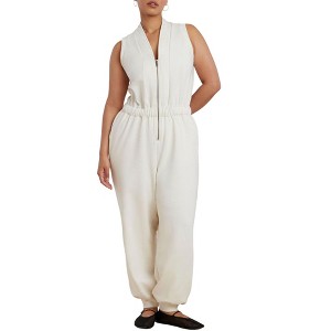 ELOQUII Elements Sleeveless Knit Jumpsuit - 1 of 2