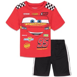 Disney Lion King Cars T-Shirt and Mesh Shorts Outfit Set Little Kid to Big Kid - 1 of 4