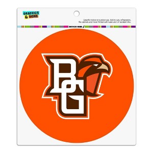 Bowling Green Primary Logo  Automotive Car Refrigerator Locker Vinyl Circle Magnet - 1 of 4