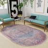 Unique Loom Maahru Collection Area Rug - Quarter Moon - 3 of 4