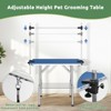 BENCMATE Pet Grooming Tool Heavy-Duty Foldable Pet Grooming Table Adjustable Arm, Storage Basket And 300lbs Capacity, Blue, 42.00"*24.00"*29.30" - 4 of 4