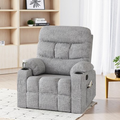 MAYEERTY Limstone Oversized Recliner Chair for Living Room, Spacious Design for Large, Big, Tall Adults