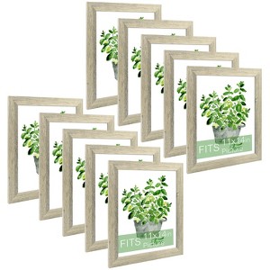 Golden State Art 11X14 MDF Picture Frame 0.59 Inch Thickness for 11x14 Photo - Pack of 10 - 1 of 4