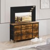 Jojoka Wide Dresser with 10 Large Drawers for 55'' TV Stand - 2 of 4