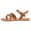 Journee Collection Womens Vasek Ankle Strap Flat Sandals - 2 of 4
