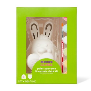 Easter Craft Lit Ceramic Chick Painting Kit- Mondo Llama™ - 1 of 3