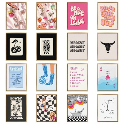 Natural Wood Framed Motivational Quote Canvas Print, 18" x 24"