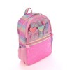 Locker Club Kids' Backpack Clear Lunch Stationery Lunch Tote - Blue/Pink: Tear-Resistant Polyester - 3 of 4