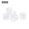 Unique Bargains Fit 0.14 Inch Rod Clothes Hanger Color Coding Markers Blank Tags 150 Pcs - 3 of 4