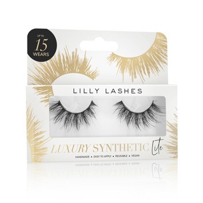 Lilly Lashes Luxury Synthetic Lite False Eyelashes - Allure - 1 Pair
