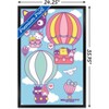 Trends International Hello Kitty and Friends: 22 Seize The Moment - Hot Air Balloons Framed Wall Poster Prints - 3 of 4