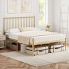 Twin Full Queen Bed Frame Metal Platform Bed with Headboard, 14 Inches Metal Mattress Foundation, No Box Spring Needed, Easy Assembly, Gold - 3 of 4