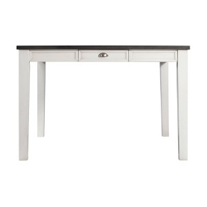 Jamison Two-Tone Extendable Dining Table with Storage White - Picket House Furnishings: Modern Rectangular Kitchen Table, Seats 4-6 - 1 of 4