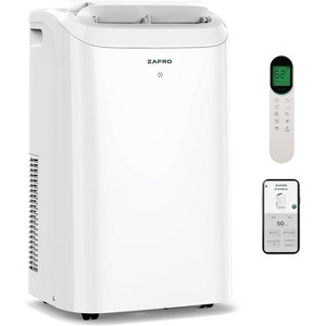 ZAFRO 12,000 BTU (8000 BTU SACC) Portable Air Conditioners with WiFi, 44dB Ultra-Quiet, R32 Eco-Friendly,Fast Cooling in 30s, No Drainage Needed - 1 of 4