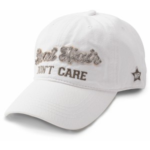 Pavilion Gift Company - Boat Hair - White Adjustable Hat - Hats - 1 of 4