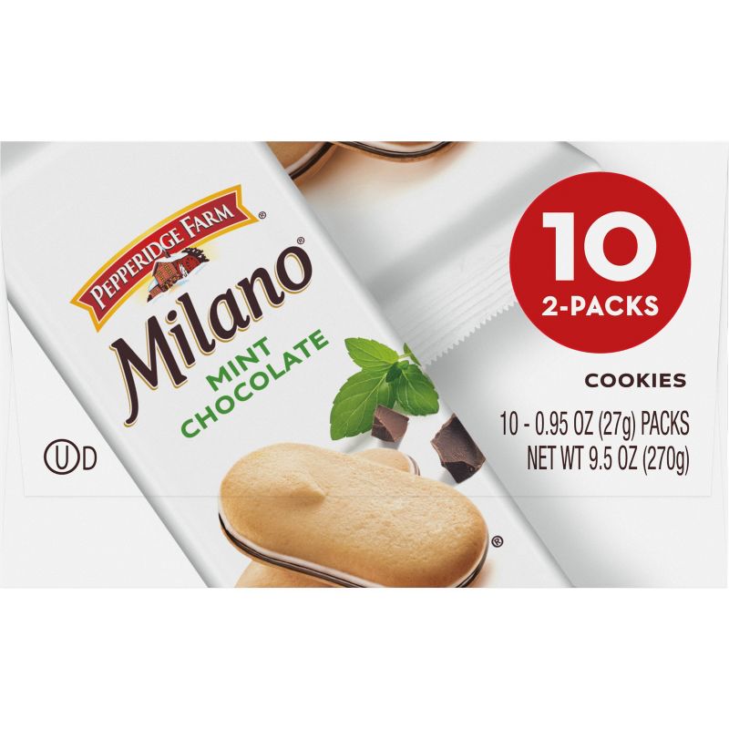 Pepperidge Farm Milano Mint Chocolate Cookies - 9.5oz, 5 of 9