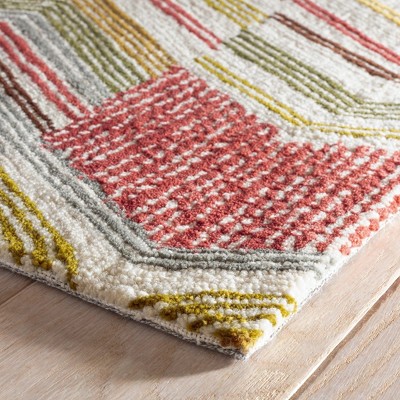 Handmade Multicolor Wool Rectangular 8' x 10' Rug