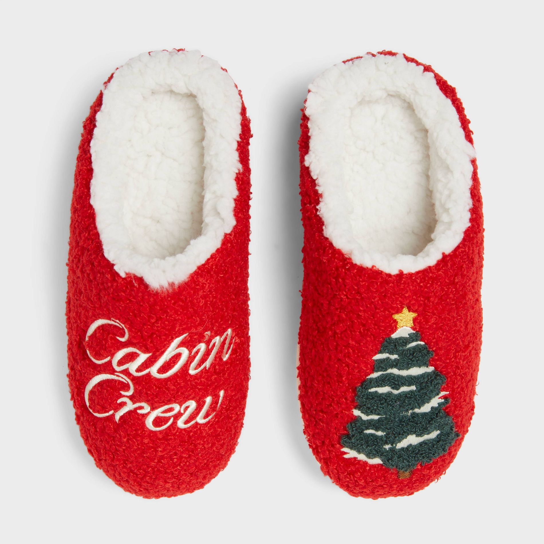 Kids' Cabin Crew Scuff Slippers - Wondershop™ Red