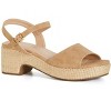Women's Plus Size WIDE FIT Visionary Platform - honey | CITY CHIC - 2 of 4