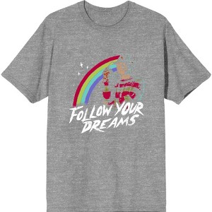 A Nightmare On Elm Street Follow Your Dreams Men's Crew Neck Short Sleeve Tee - 1 of 2