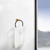Tramull 3-Piece Matte Bathroom Hardware Set, Adjustable Towel Bar, Toilet Paper Holder & Towel Ring - 3 of 4