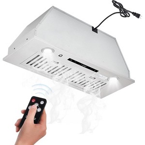 Acekool 30" Under Cabinet Range Hood with 450 CFM, 3-Speed Ventilation, Gesture, Touch & Remote Control, LED Lights, Ducted/Ductless Convertible - 1 of 4