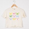 Simply Sage Market Butterflies Coquette Boxy Crop Top - 3 of 4