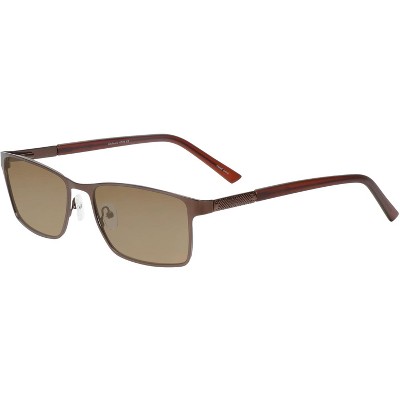 Enhance BIG&TALL EN4172 Men Polarize Sunglass Choose Lens Color Matte Black 59mm Amber Brown Polar