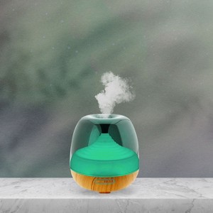 Copper Zone Premium Ultrasonic Aromatherapy Cool Mist Humidifier Diffuser With 7 Color LED Lights - 1 of 2