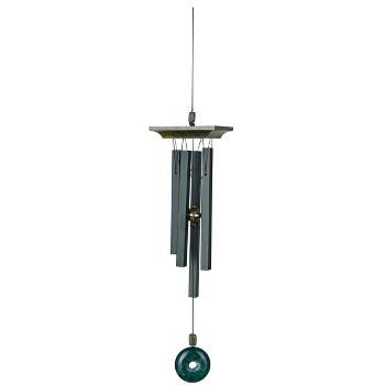 Woodstock Wind Chimes Signature Collection, Woodstock Jade Chime, 22'' Green Wind Chime JC
