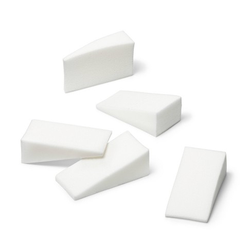 Latex Free Foam Cosmetic Wedges - White - 32ct - Up & Up™ : Target