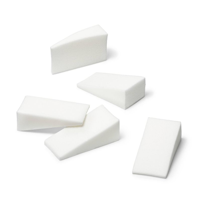 Latex Free Foam Cosmetic Wedges - White - 32ct - up &#38; up&#8482;, 1 of 4