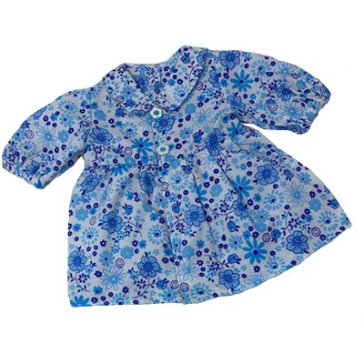 Doll Clothes Superstore Blue Flower Coat fits 18 inch Doll